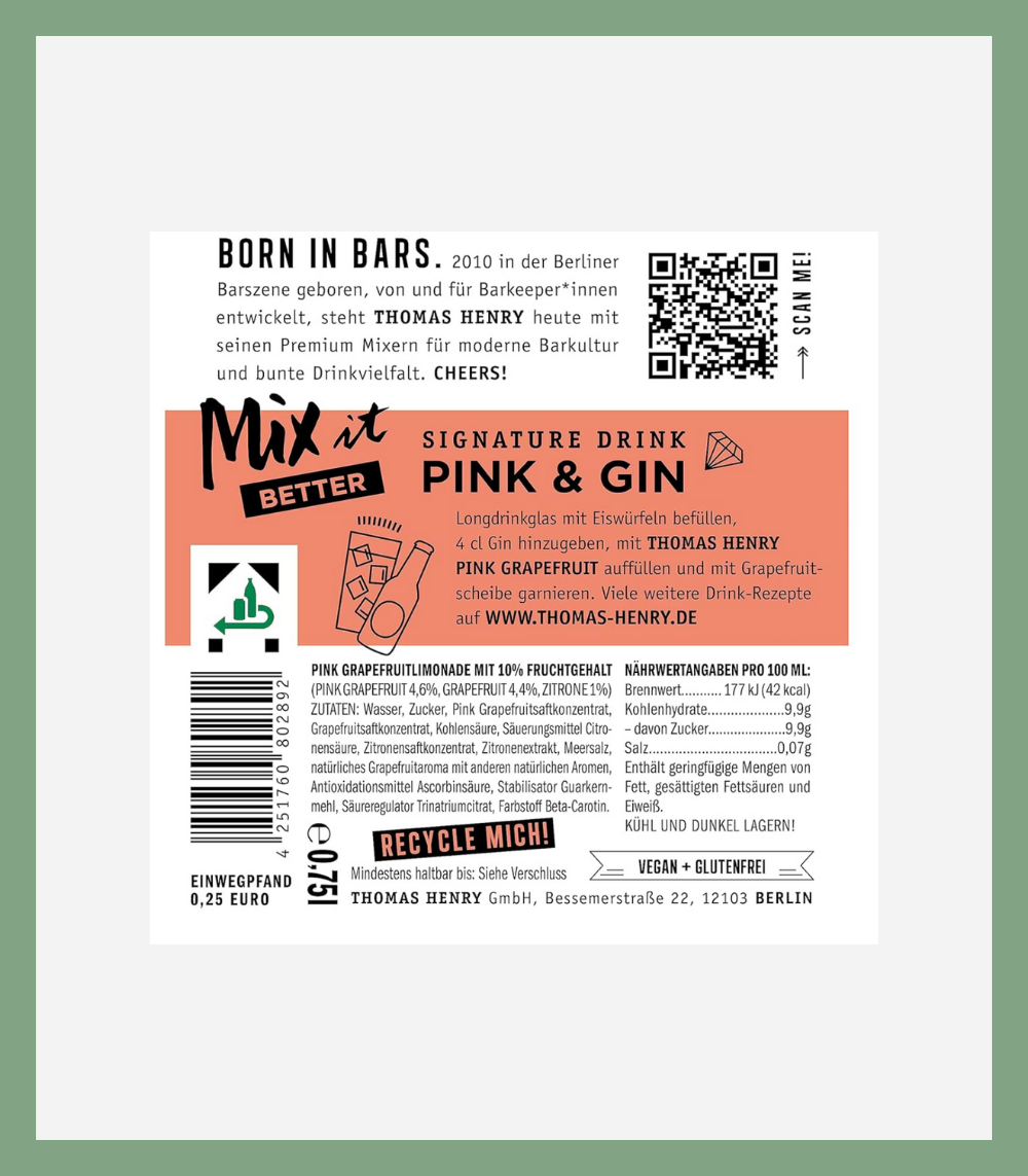 PALOMA BUNDLE | UNDONE NO. 4 & 6x THOMAS HENRY PINK GRAPEFRUIT