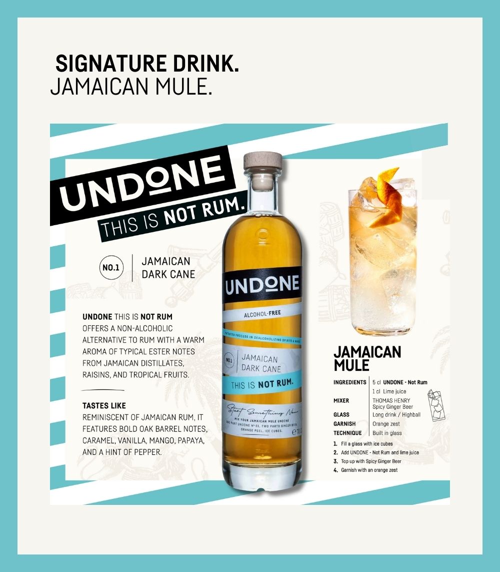 UNDONE NO. 1 JAMAICAN DARK CANE | NOT RUM