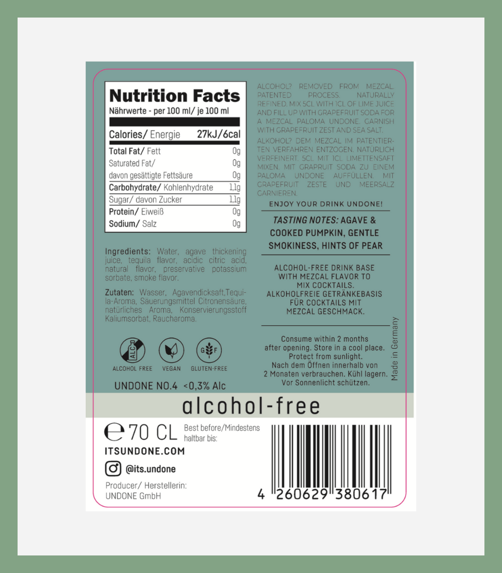 UNDONE NO. 4 MEXICAN SMOKY AGAVE | NOT MEZCAL