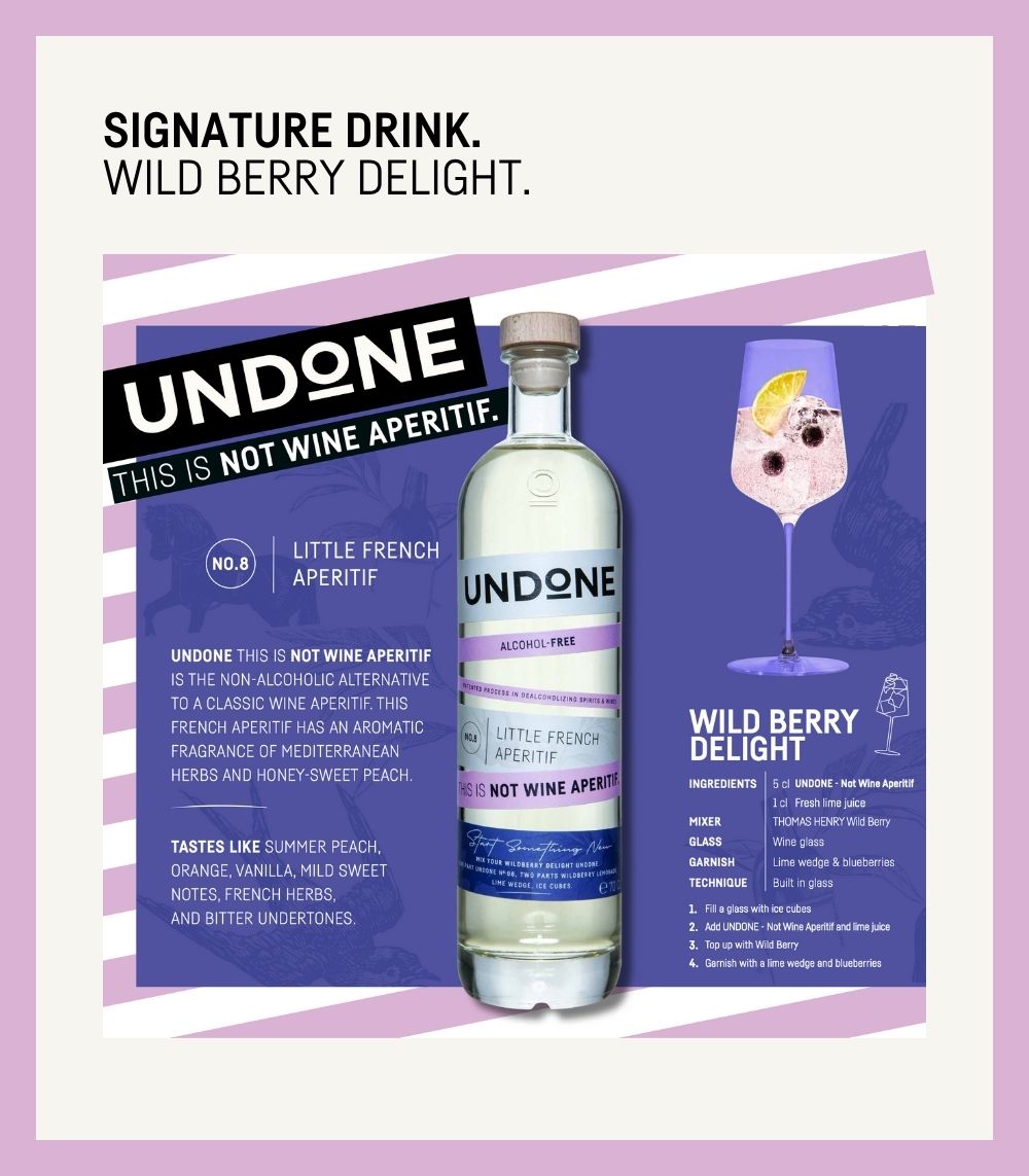FRENCH WILD BERRY BUNDLE | UNDONE NO. 8 & 2x THOMAS HENRY WILD BERRY 0,75l