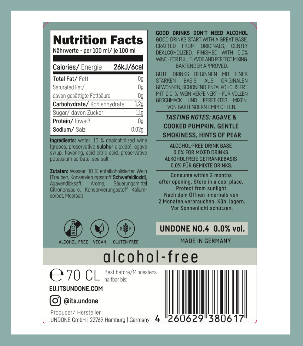 UNDONE NO. 4 MEXICAN SMOKY AGAVE | NOT MEZCAL