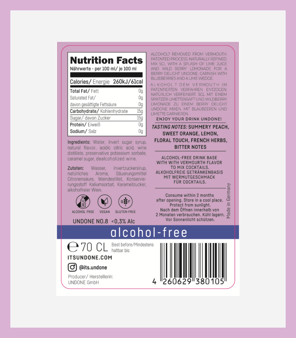 FRENCH WILD BERRY BUNDLE | UNDONE NO. 8 & 2x THOMAS HENRY WILD BERRY 0,75l
