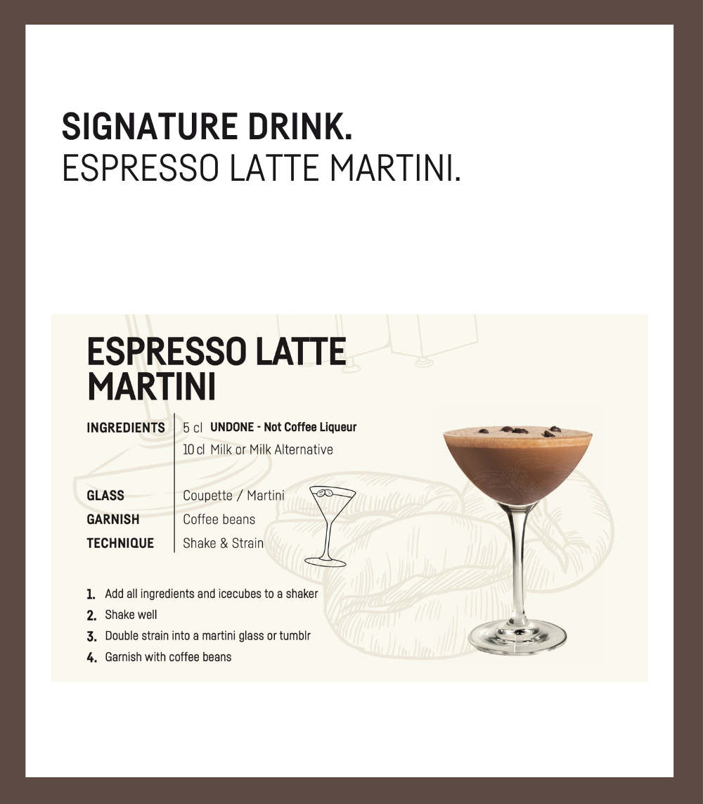 UNDONE NO. 6 BARISTA ESPRESSO APERITIF | NOT COFFEE LIQUEUR