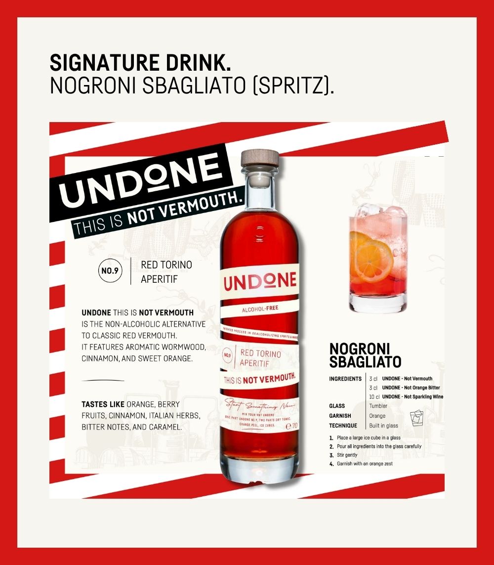 UNDONE NO. 9 RED TORINO APERITIF | NOT VERMOUTH